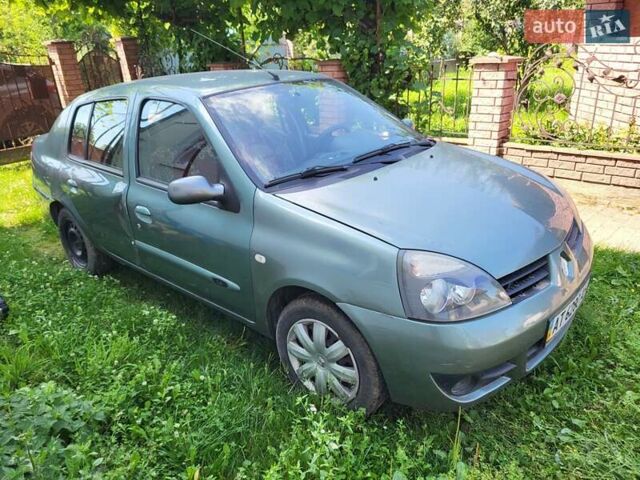 Зеленый Рено Clio Symbol, объемом двигателя 1.4 л и пробегом 200 тыс. км за 2500 $, фото 1 на Automoto.ua