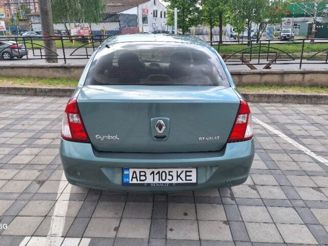 Зеленый Рено Clio Symbol, объемом двигателя 1.4 л и пробегом 165 тыс. км за 4000 $, фото 14 на Automoto.ua