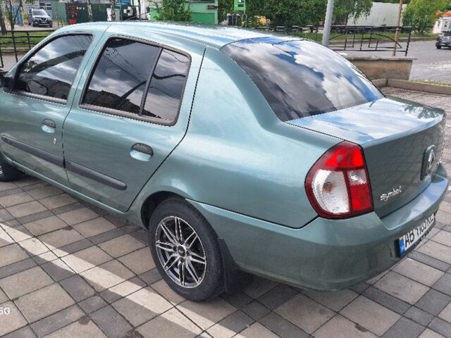 Зеленый Рено Clio Symbol, объемом двигателя 1.4 л и пробегом 165 тыс. км за 4000 $, фото 1 на Automoto.ua