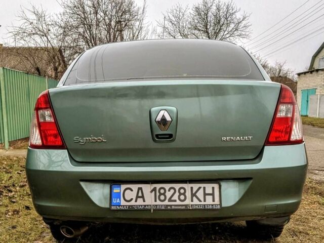Зеленый Рено Clio Symbol, объемом двигателя 1.4 л и пробегом 223 тыс. км за 4300 $, фото 4 на Automoto.ua