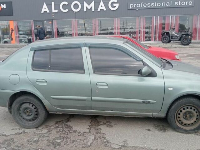 Зеленый Рено Clio Symbol, объемом двигателя 1.4 л и пробегом 290 тыс. км за 2300 $, фото 2 на Automoto.ua