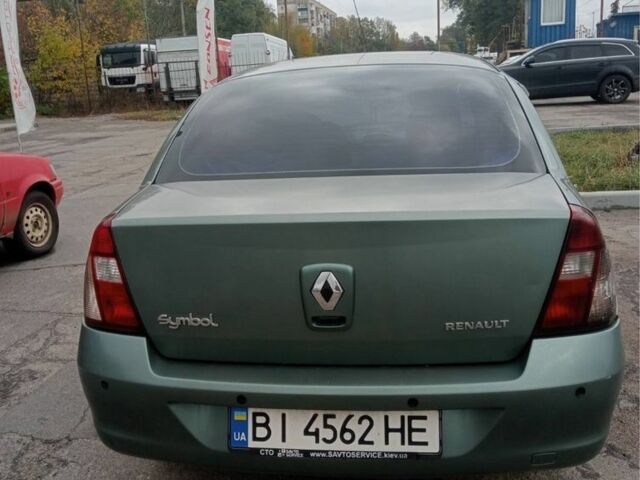 Зеленый Рено Clio Symbol, объемом двигателя 1.4 л и пробегом 290 тыс. км за 2300 $, фото 1 на Automoto.ua