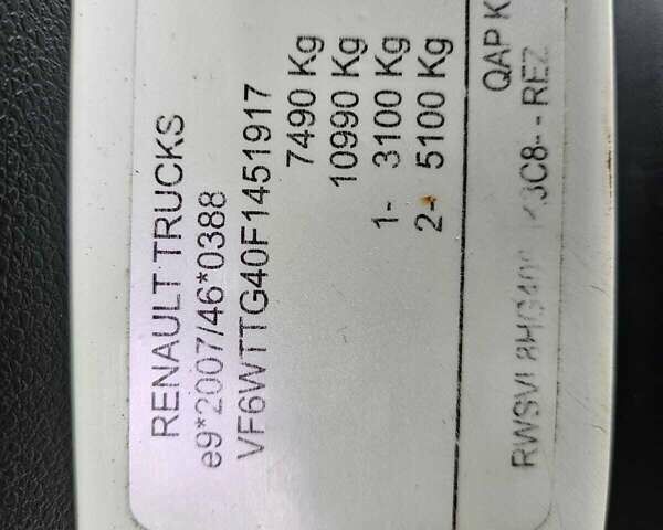 Білий Рено D-Series, об'ємом двигуна 2.95 л та пробігом 289 тис. км за 19888 $, фото 11 на Automoto.ua