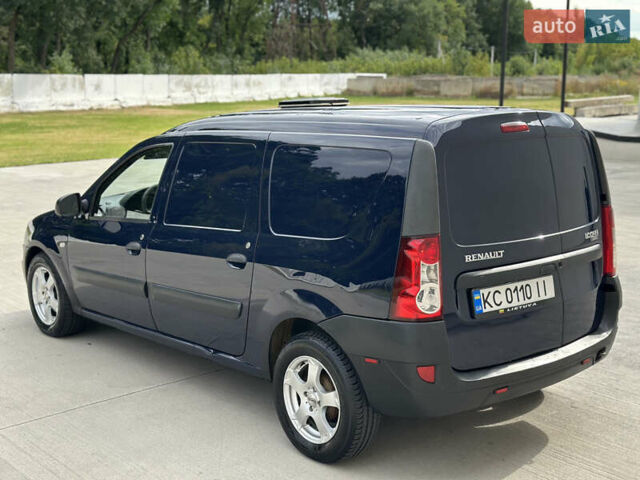Синий Рено Logan Van, объемом двигателя 1.5 л и пробегом 380 тыс. км за 3000 $, фото 4 на Automoto.ua