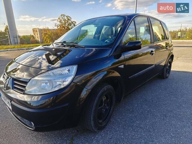 Черный Рено Megane Scenic, объемом двигателя 1.6 л и пробегом 130 тыс. км за 4800 $, фото 1 на Automoto.ua