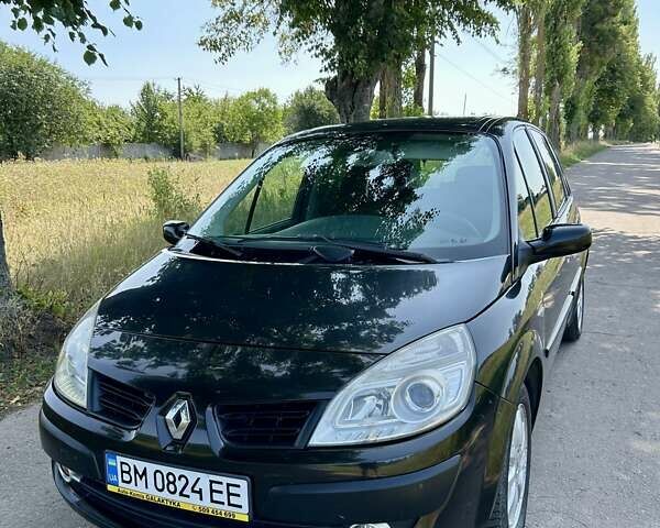 Черный Рено Megane Scenic, объемом двигателя 1.6 л и пробегом 244 тыс. км за 4900 $, фото 2 на Automoto.ua