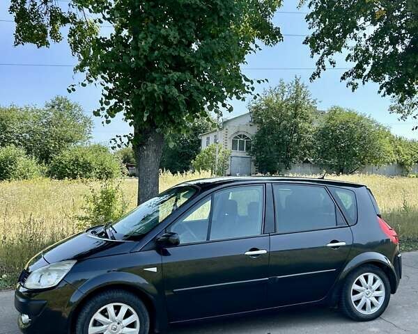 Черный Рено Megane Scenic, объемом двигателя 1.6 л и пробегом 244 тыс. км за 4900 $, фото 4 на Automoto.ua