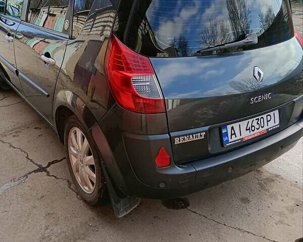 Черный Рено Megane Scenic, объемом двигателя 1.6 л и пробегом 236 тыс. км за 6100 $, фото 5 на Automoto.ua