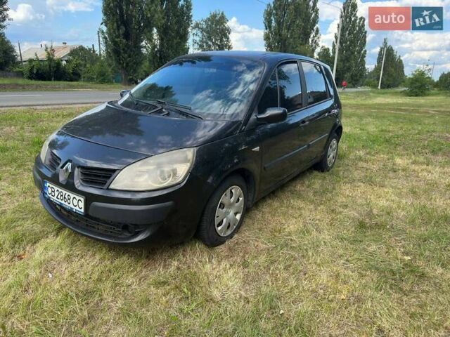 Черный Рено Megane Scenic, объемом двигателя 1.5 л и пробегом 480 тыс. км за 4500 $, фото 1 на Automoto.ua