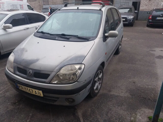 Серый Рено Megane Scenic, объемом двигателя 1.9 л и пробегом 335 тыс. км за 3300 $, фото 3 на Automoto.ua