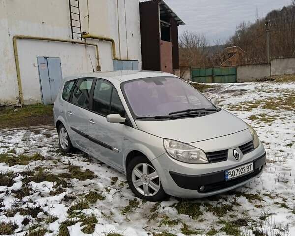 Серый Рено Megane Scenic, объемом двигателя 1.9 л и пробегом 390 тыс. км за 4700 $, фото 4 на Automoto.ua