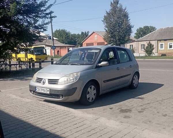 Серый Рено Megane Scenic, объемом двигателя 1.6 л и пробегом 220 тыс. км за 4300 $, фото 1 на Automoto.ua