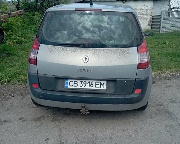 Серый Рено Megane Scenic, объемом двигателя 1.6 л и пробегом 220 тыс. км за 4300 $, фото 13 на Automoto.ua