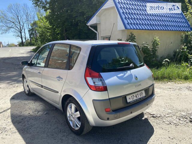 Сірий Рено Megane Scenic, об'ємом двигуна 1.6 л та пробігом 215 тис. км за 4600 $, фото 10 на Automoto.ua