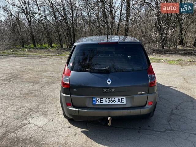 Серый Рено Megane Scenic, объемом двигателя 1.6 л и пробегом 285 тыс. км за 4500 $, фото 5 на Automoto.ua