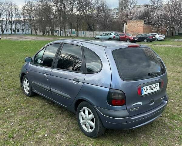 Синий Рено Megane Scenic, объемом двигателя 1.6 л и пробегом 325 тыс. км за 3200 $, фото 3 на Automoto.ua