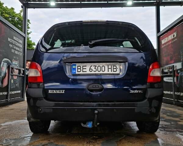 Синий Рено Megane Scenic, объемом двигателя 1.6 л и пробегом 369 тыс. км за 2700 $, фото 4 на Automoto.ua