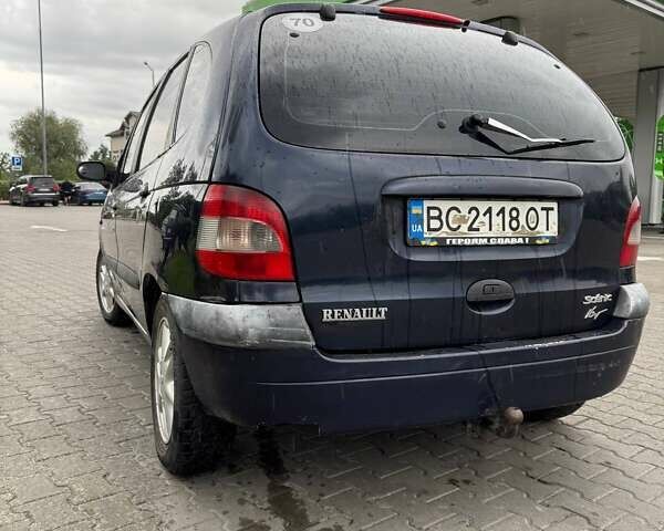 Рено Megane Scenic 2000 в Львове на Automoto.ua Синий Рено Megane Scenic, объемом двигателя 2 л и пробегом 305 тыс. км за 2600 $, фото 8 на Automoto.ua