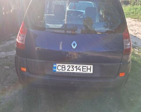 Синий Рено Megane Scenic, объемом двигателя 1.6 л и пробегом 174 тыс. км за 5650 $, фото 2 на Automoto.ua