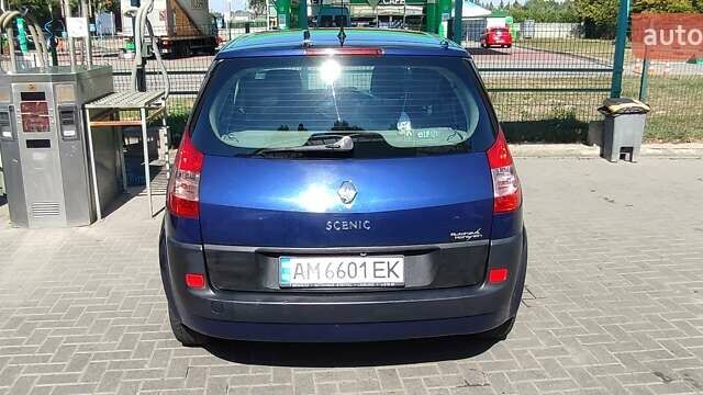 Синий Рено Megane Scenic, объемом двигателя 1.6 л и пробегом 190 тыс. км за 5000 $, фото 17 на Automoto.ua