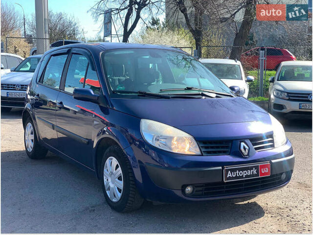 Синий Рено Megane Scenic, объемом двигателя 1.6 л и пробегом 170 тыс. км за 4790 $, фото 2 на Automoto.ua