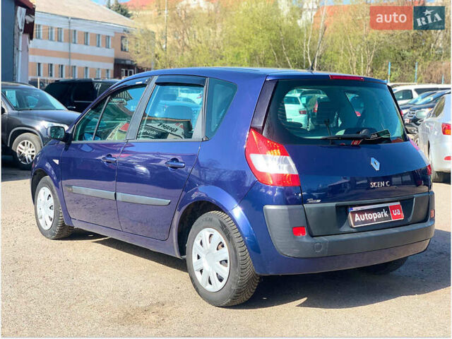 Синий Рено Megane Scenic, объемом двигателя 1.6 л и пробегом 170 тыс. км за 4790 $, фото 6 на Automoto.ua
