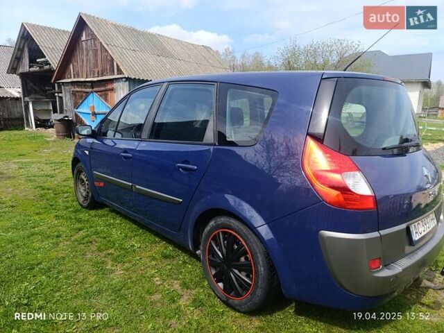 Синий Рено Megane Scenic, объемом двигателя 1.9 л и пробегом 360 тыс. км за 4200 $, фото 5 на Automoto.ua
