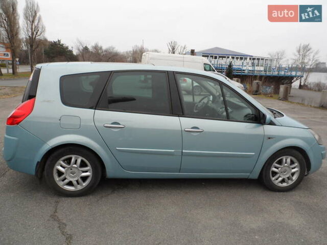 Синий Рено Megane Scenic, объемом двигателя 1.6 л и пробегом 220 тыс. км за 6500 $, фото 12 на Automoto.ua