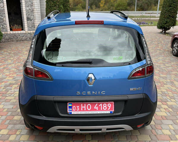 Синий Рено Scenic XMOD, объемом двигателя 1.5 л и пробегом 231 тыс. км за 9650 $, фото 10 на Automoto.ua