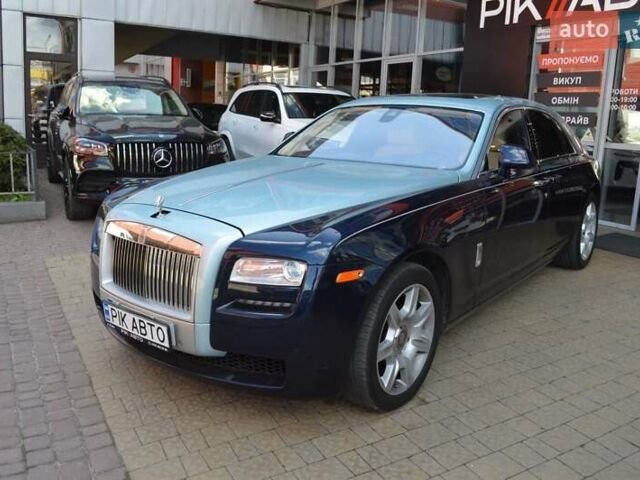 Синій Ролс Ройс Ghost, об'ємом двигуна 6.6 л та пробігом 147 тис. км за 117000 $, фото 1 на Automoto.ua