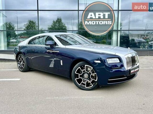 Синий Ролс Ройс Wraith, объемом двигателя 6.59 л и пробегом 25 тыс. км за 249999 $, фото 2 на Automoto.ua