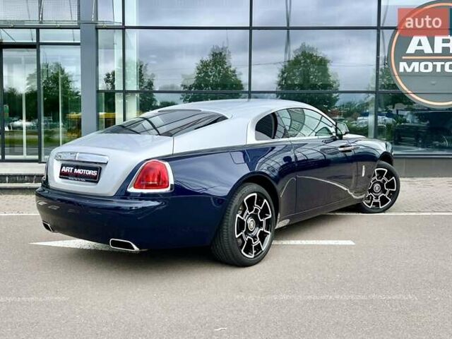 Синий Ролс Ройс Wraith, объемом двигателя 6.59 л и пробегом 25 тыс. км за 249999 $, фото 3 на Automoto.ua