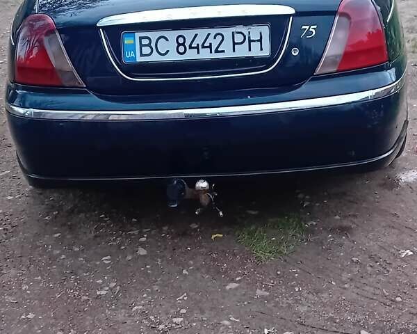 Синий Ровер 75, объемом двигателя 2 л и пробегом 450 тыс. км за 3000 $, фото 1 на Automoto.ua