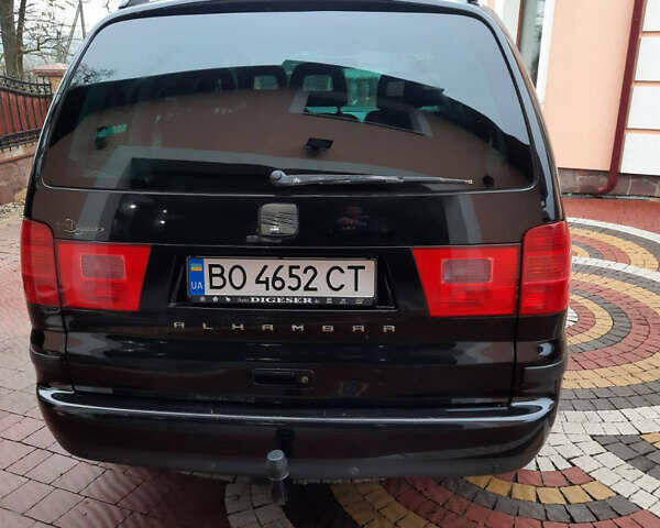 Черный Сеат Альхамбра, объемом двигателя 2 л и пробегом 224 тыс. км за 6700 $, фото 2 на Automoto.ua