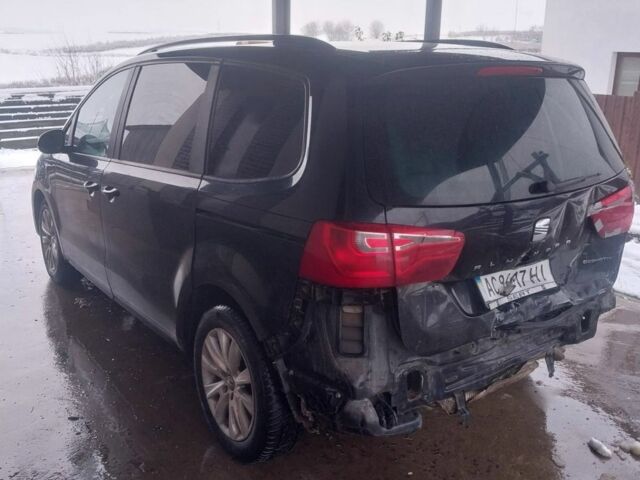 Черный Сеат Альхамбра, объемом двигателя 2 л и пробегом 302 тыс. км за 8500 $, фото 4 на Automoto.ua