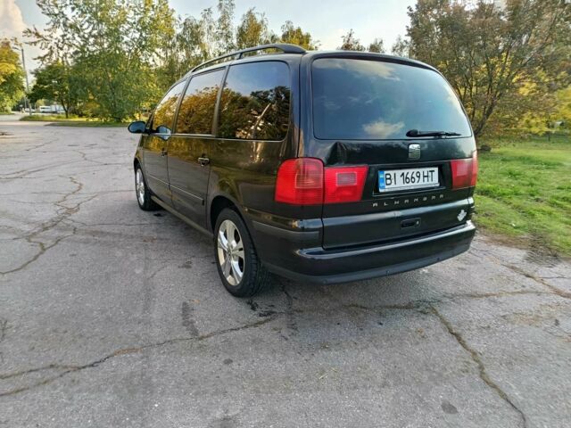 Чорний Сеат Альхамбра, об'ємом двигуна 2 л та пробігом 308 тис. км за 7550 $, фото 10 на Automoto.ua