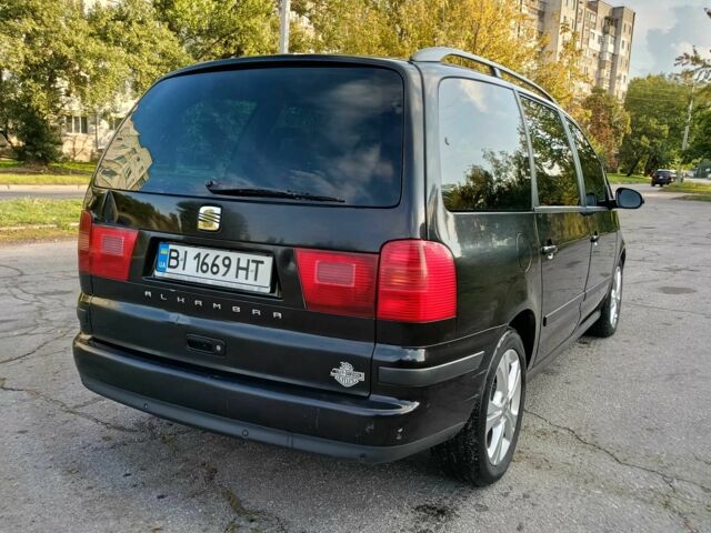 Чорний Сеат Альхамбра, об'ємом двигуна 2 л та пробігом 308 тис. км за 7550 $, фото 12 на Automoto.ua