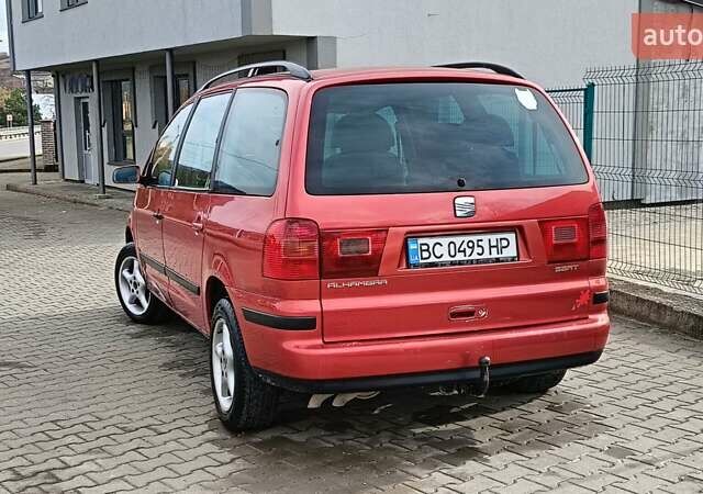 Красный Сеат Альхамбра, объемом двигателя 1.9 л и пробегом 357 тыс. км за 3599 $, фото 2 на Automoto.ua