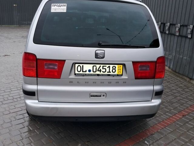 Серый Сеат Альхамбра, объемом двигателя 1.9 л и пробегом 330 тыс. км за 3000 $, фото 3 на Automoto.ua