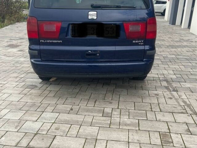 Сеат Альхамбра 2003 в Львове на Automoto.ua Синий Сеат Альхамбра, объемом двигателя 1.9 л и пробегом 300 тыс. км за 1900 $, фото 3 на Automoto.ua