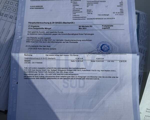 Серый Сеат Алтеа, объемом двигателя 1.6 л и пробегом 193 тыс. км за 4500 $, фото 31 на Automoto.ua