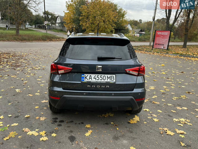 Сірий Сеат Arona, об'ємом двигуна 1 л та пробігом 37 тис. км за 14999 $, фото 6 на Automoto.ua