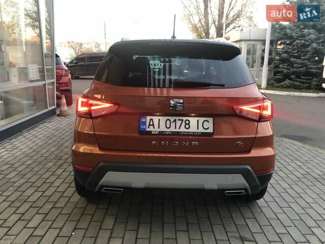Оранжевый Сеат Arona, объемом двигателя 1 л и пробегом 80 тыс. км за 16500 $, фото 5 на Automoto.ua