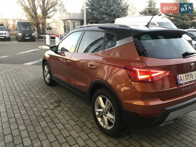 Оранжевый Сеат Arona, объемом двигателя 1 л и пробегом 80 тыс. км за 16500 $, фото 6 на Automoto.ua