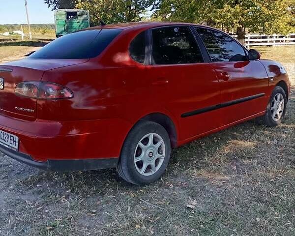 Красный Сеат Кордоба, объемом двигателя 1.4 л и пробегом 270 тыс. км за 3200 $, фото 6 на Automoto.ua