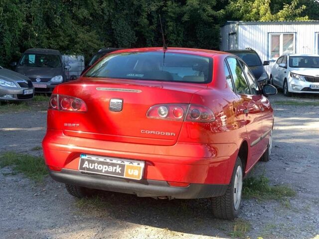 Червоний Сеат Cordoba, об'ємом двигуна 1.4 л та пробігом 166 тис. км за 4830 $, фото 4 на Automoto.ua