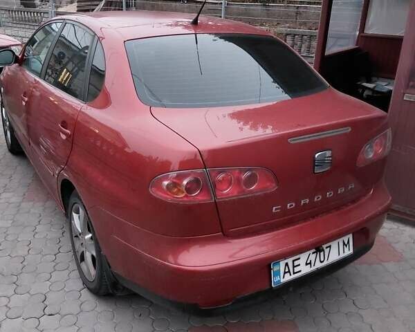 Сеат Кордоба 2008 в Днепре (Днепропетровске) на Automoto.ua Красный Сеат Кордоба, объемом двигателя 2 л и пробегом 245 тыс. км за 4500 $, фото 2 на Automoto.ua