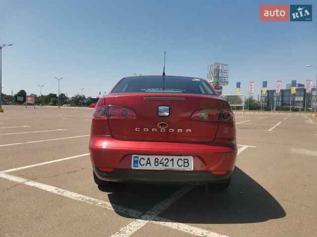 Красный Сеат Кордоба, объемом двигателя 1.98 л и пробегом 222 тыс. км за 4600 $, фото 5 на Automoto.ua