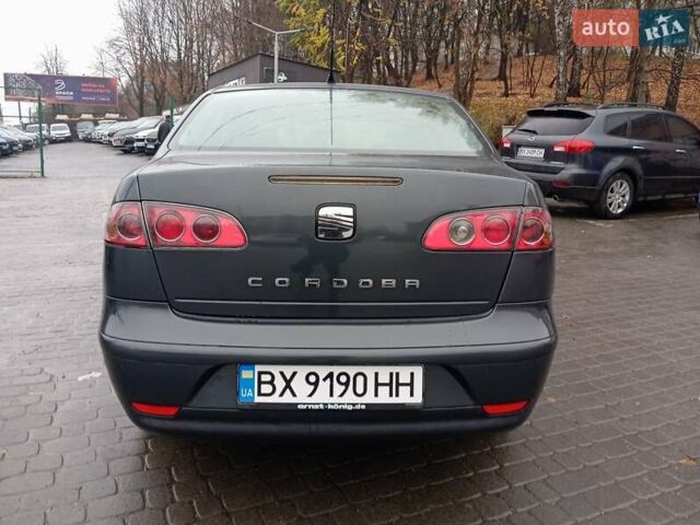 Сірий Сеат Cordoba, об'ємом двигуна 1.4 л та пробігом 169 тис. км за 4200 $, фото 16 на Automoto.ua