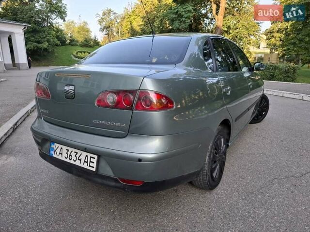 Зеленый Сеат Кордоба, объемом двигателя 1.4 л и пробегом 243 тыс. км за 4500 $, фото 3 на Automoto.ua